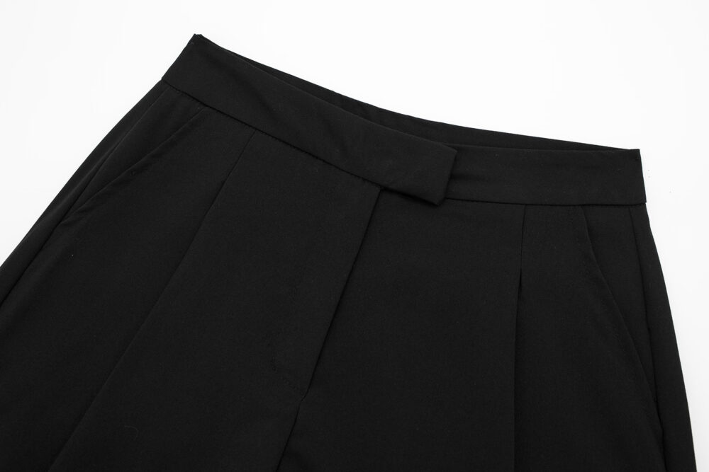 Girls Black Shorts Women Summer High Waist Loose Korean A Line Wide Leg All Matching Outer Wear Slimming - Image 12