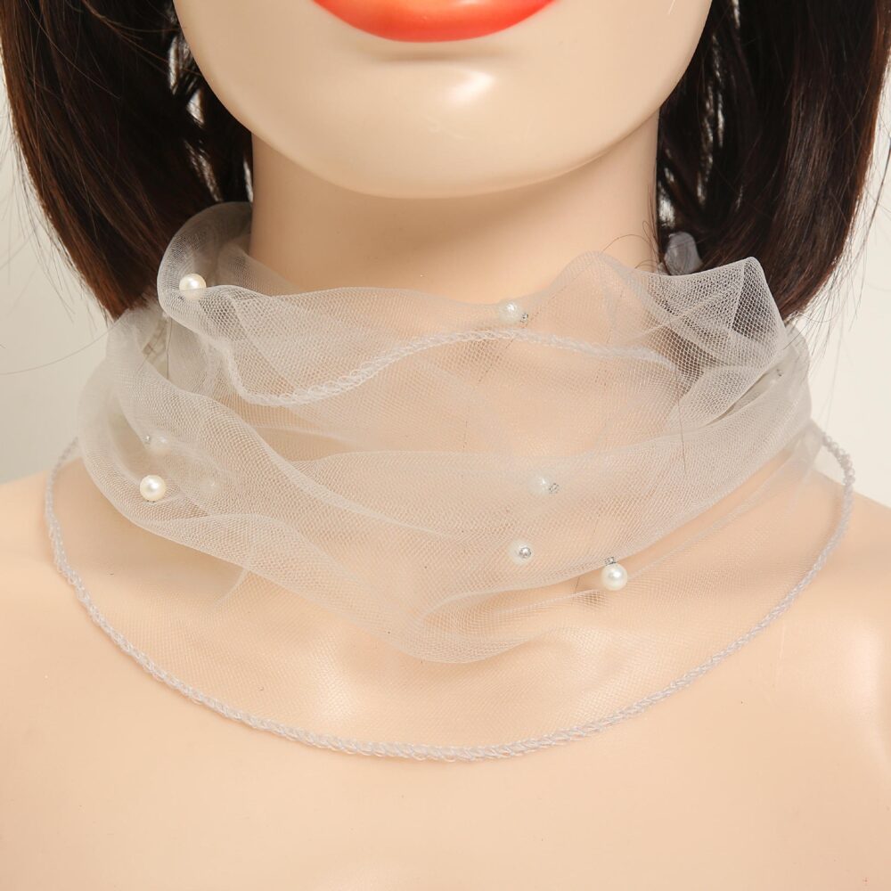 Mesh neck protection fashionable lightweight breathable scarf - Image 11