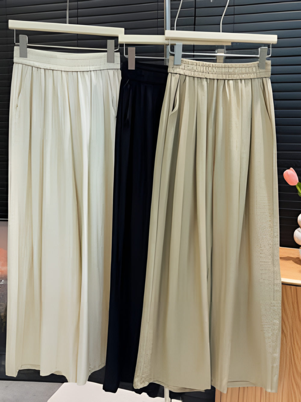 Cotton Linen Pant Women Summer High Waist Drooping Casual Yamamoto Pants Loose Slimming Wide Leg Culottes