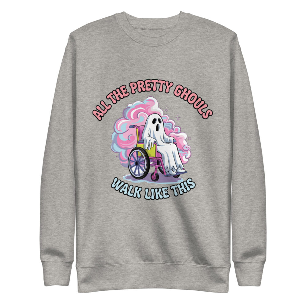 Spooky Season Sweatshirt - All the Pretty Ghouls Walk Like This - Halloween Apparel - Image 9