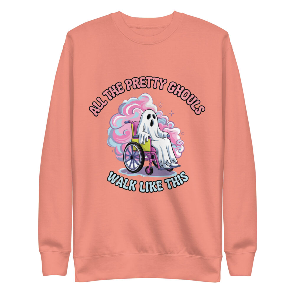 Spooky Season Sweatshirt - All the Pretty Ghouls Walk Like This - Halloween Apparel - Image 8