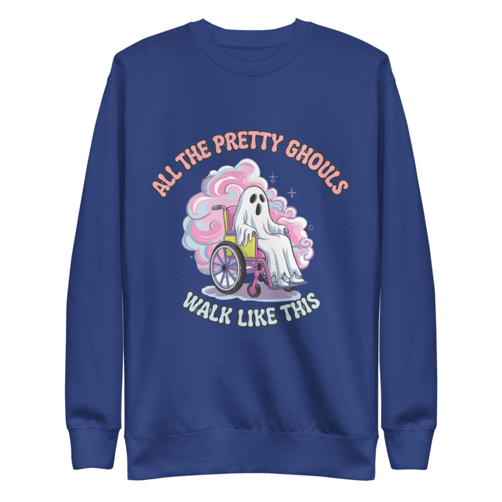 Spooky Season Sweatshirt - All the Pretty Ghouls Walk Like This - Halloween Apparel - Image 4