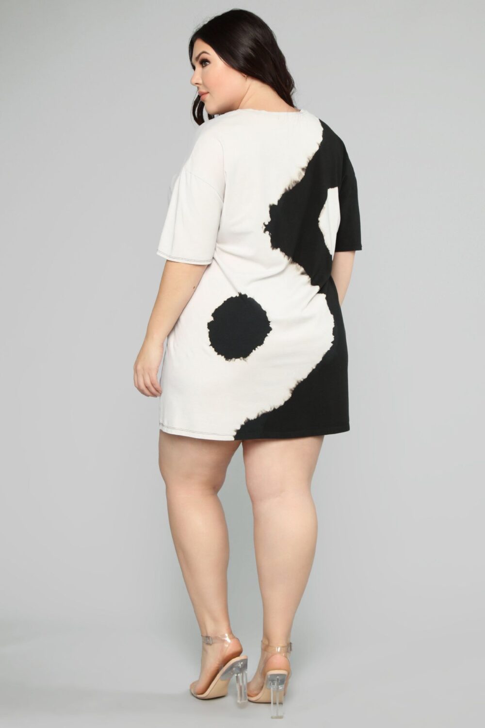 Plus Size Positioning Printed Dress Summer - Image 4