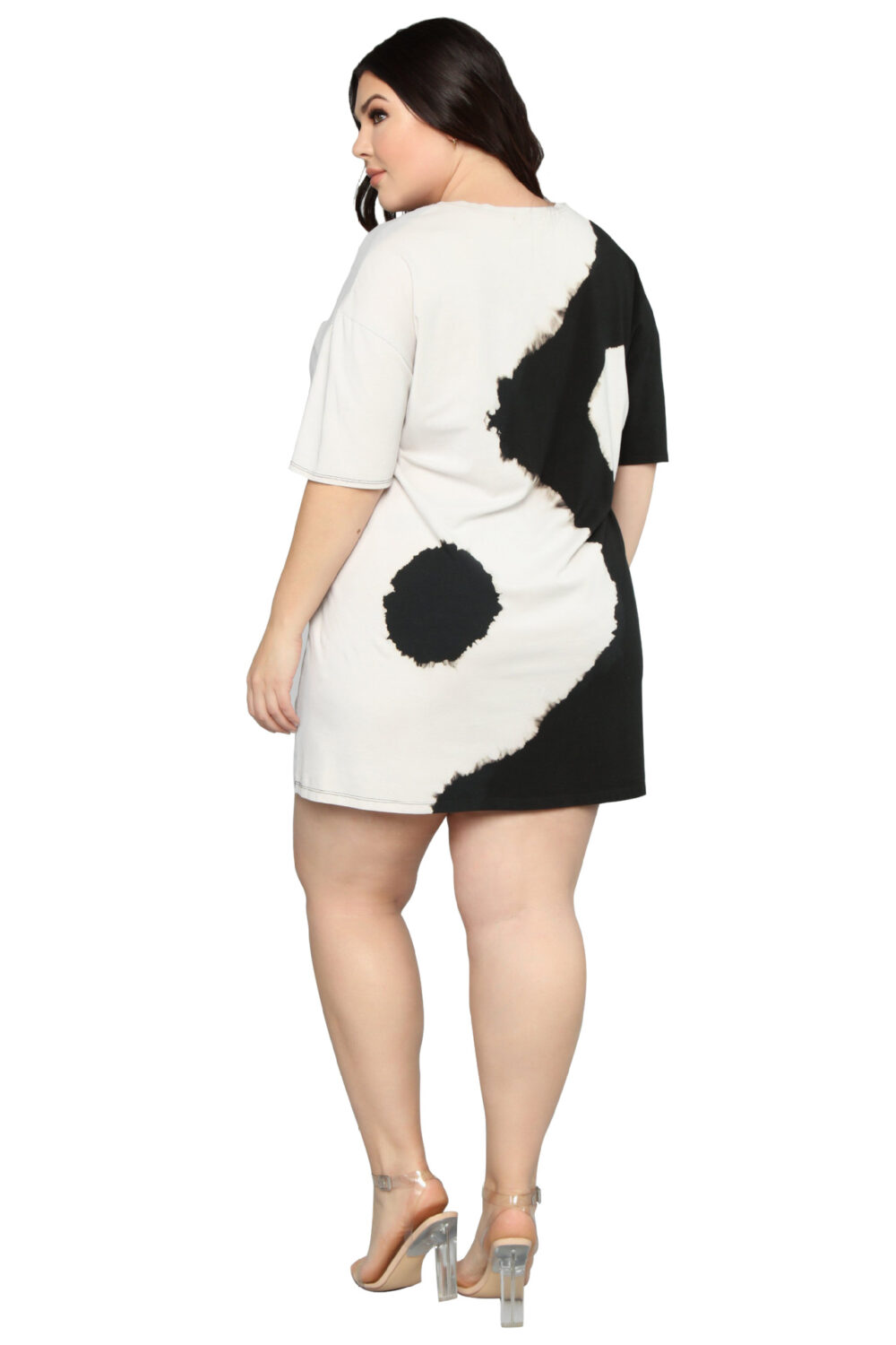 Plus Size Positioning Printed Dress Summer - Image 5