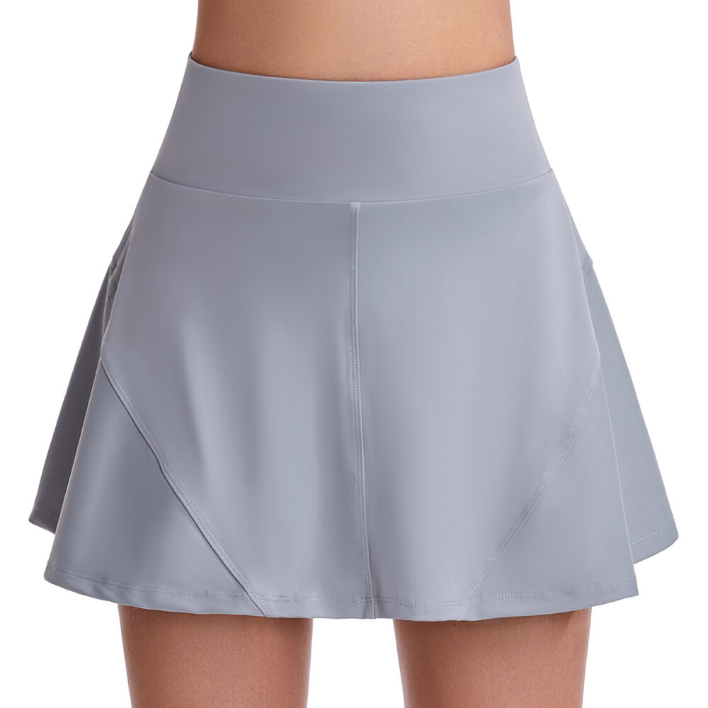 Pleated Yoga Skirts Ladies Safety Sports Skirt Training Fitness Quick Drying Tennis Skirt - Image 2